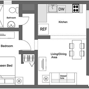 One-Bedroom Apartment